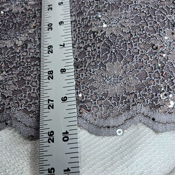 Alex‎ Evenings Lavender Silver 2 Pc Dress Jacket Set - Picture 7 of 12